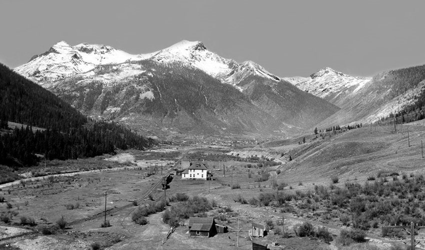 Animas Power & Light. Silverton in Distance