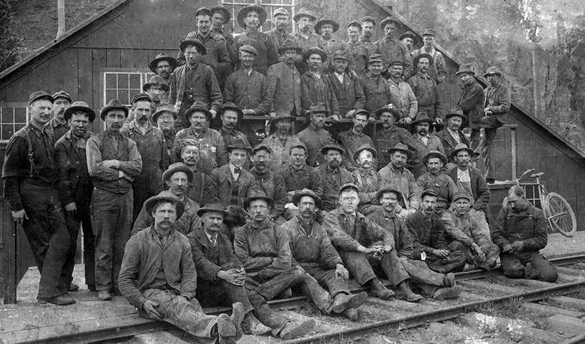 Silver Lake Construction Crew ~ 1890